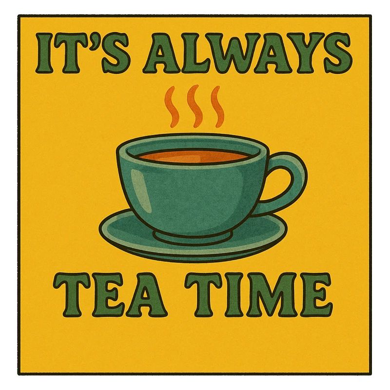 Always Tea Time Illustration