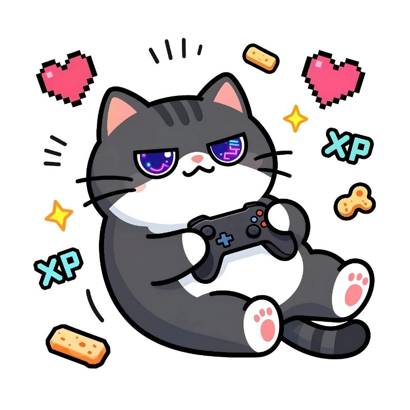 Chat Gamer Console Retro
