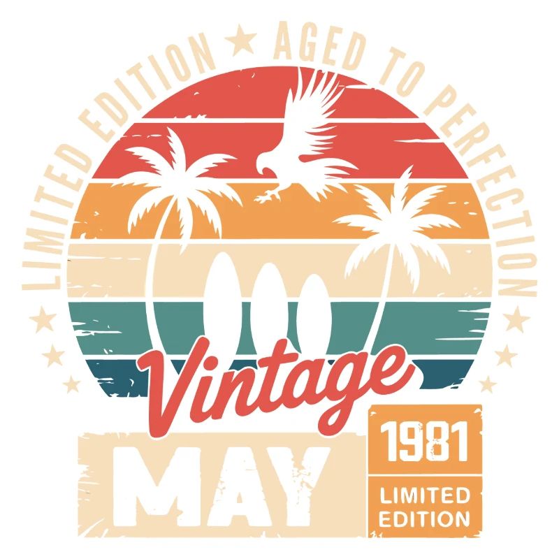 Anniversaire spécial avec ce design Mai 1981