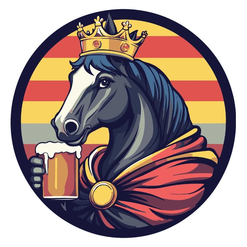Bière de cheval drôle