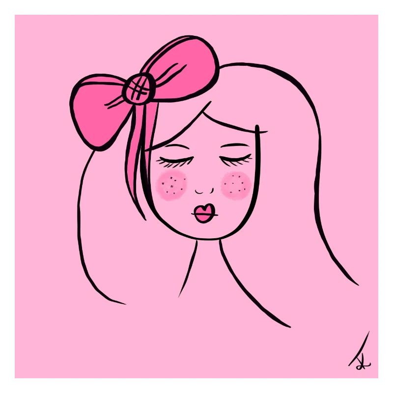 Mädchen Pink