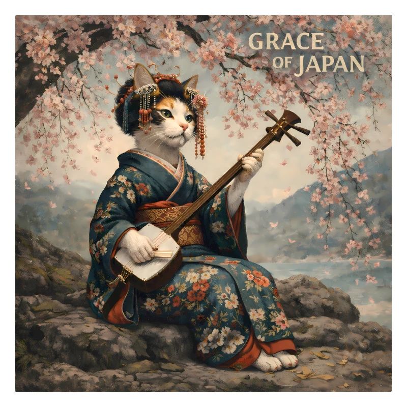 Conception japonaise de Neko Geiko