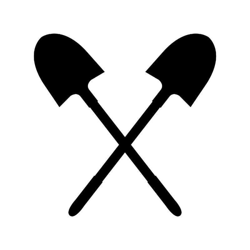 Crossed Shovel