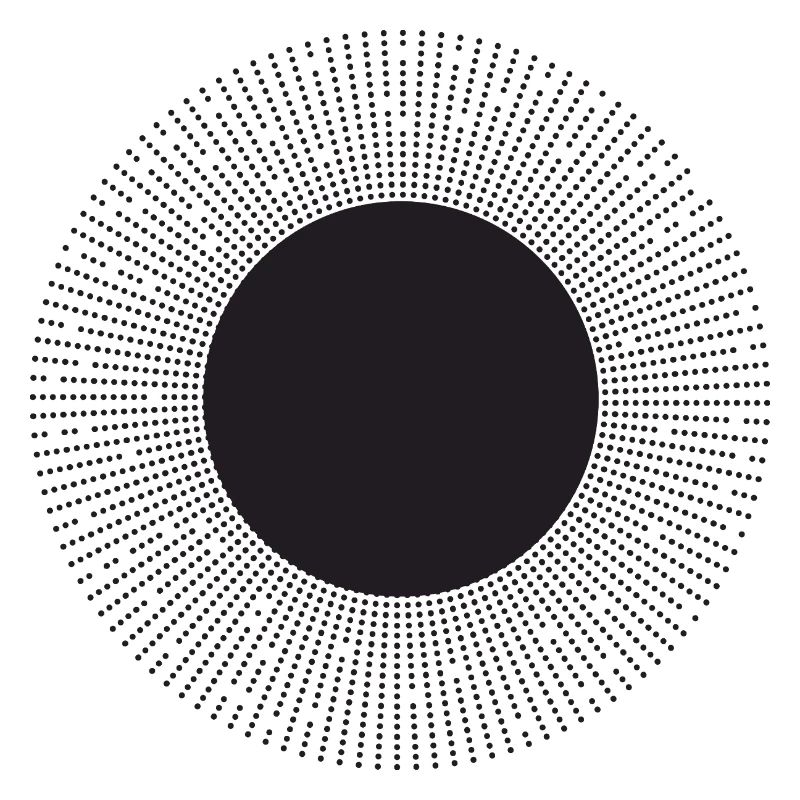 Radial Dot Sunburst