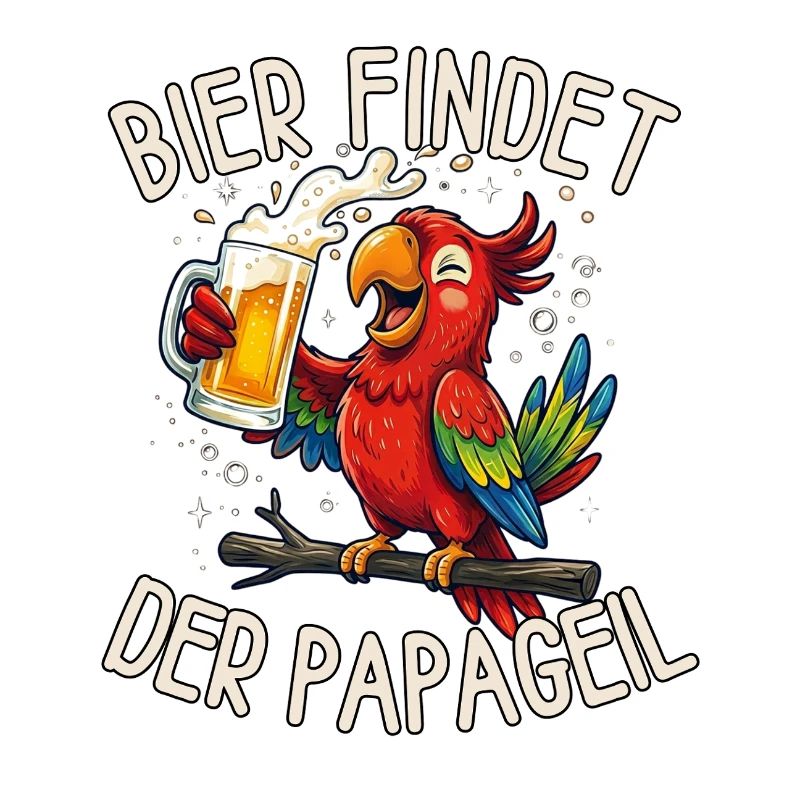Bier findet Papageil