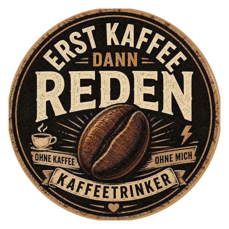 Erst Kaffee dann Reden Retro
