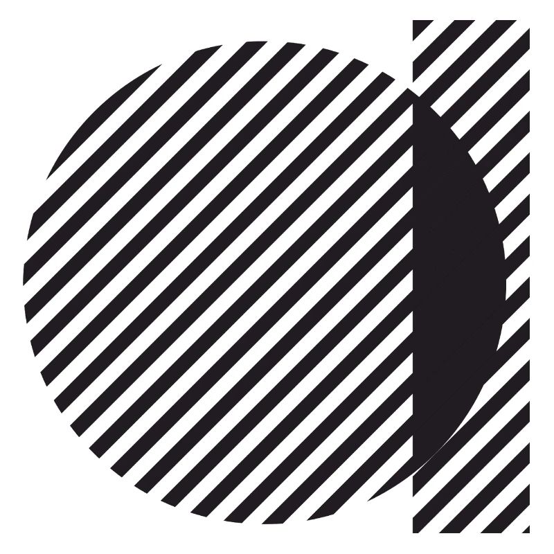 Abstrakter Diagonalstreifenkreis
