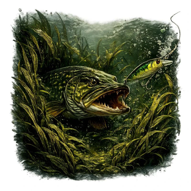 Conception de la pêche aux prédateurs en embuscade de brochets