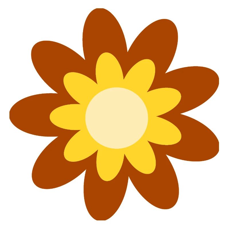 70s Flower Pattern Hippie Gift