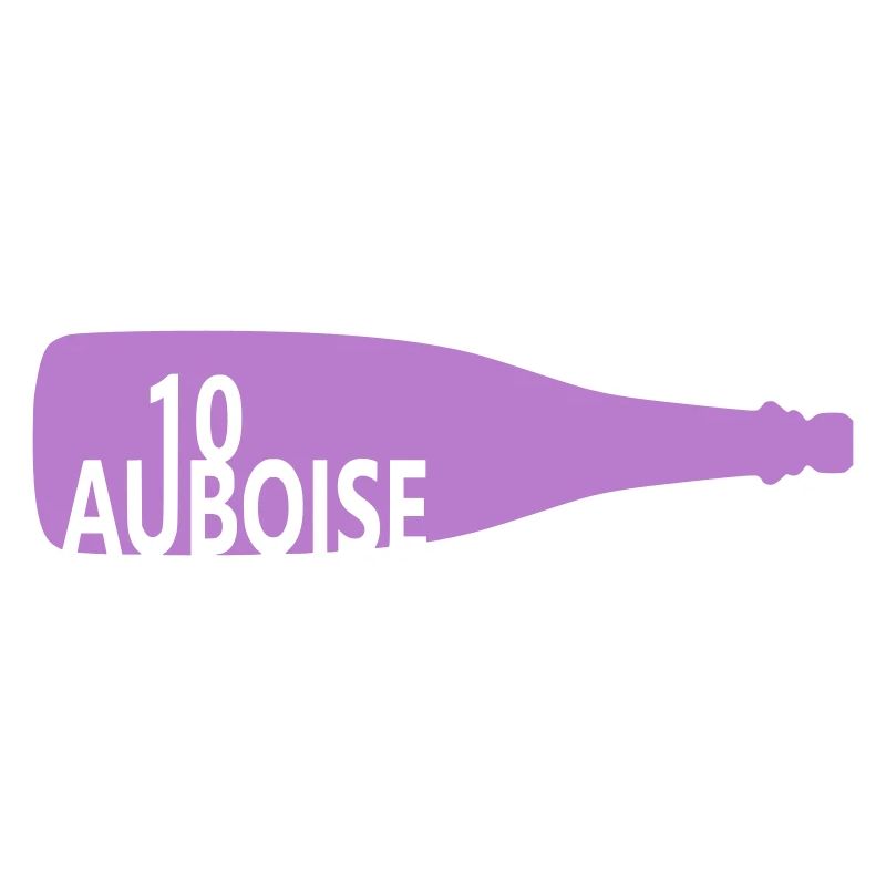 Bouteille de vin effervescent aube