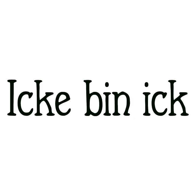 Icke bin ick Berlin