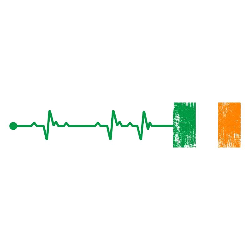 Drapeau de l’Irlande Heartbeat
