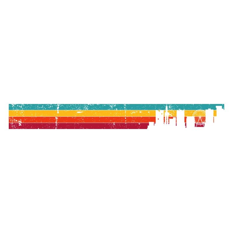 Birmingham Skyline Retro