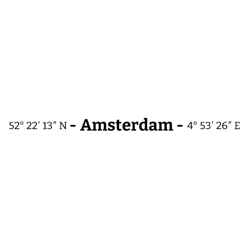 Coordinates Amsterdam