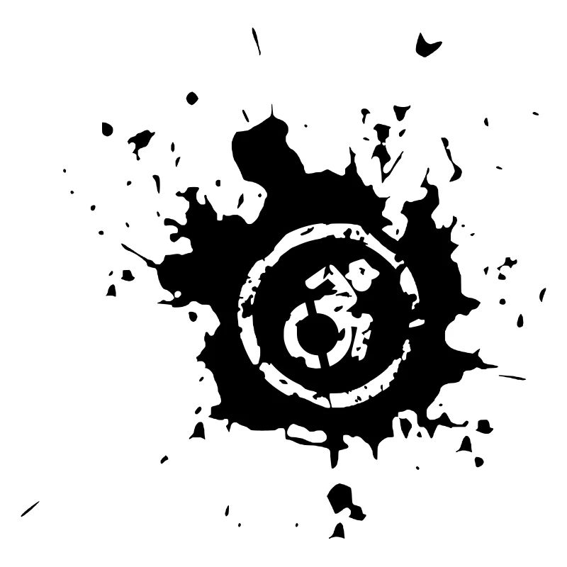 Rollstuhl-Spritzer, Farbspritzer Rollstuhl-Design*