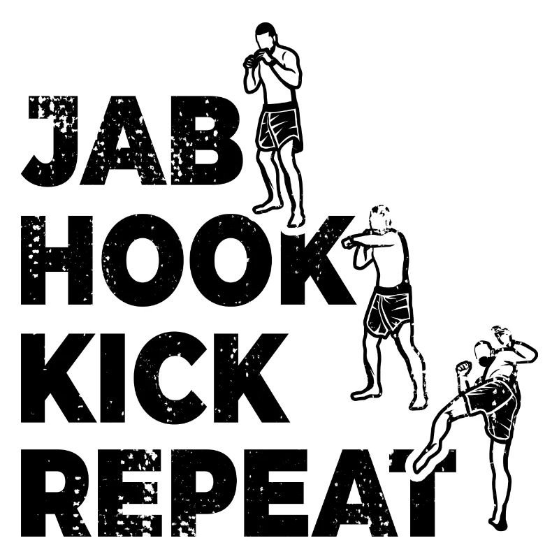 Routine de kickboxeur