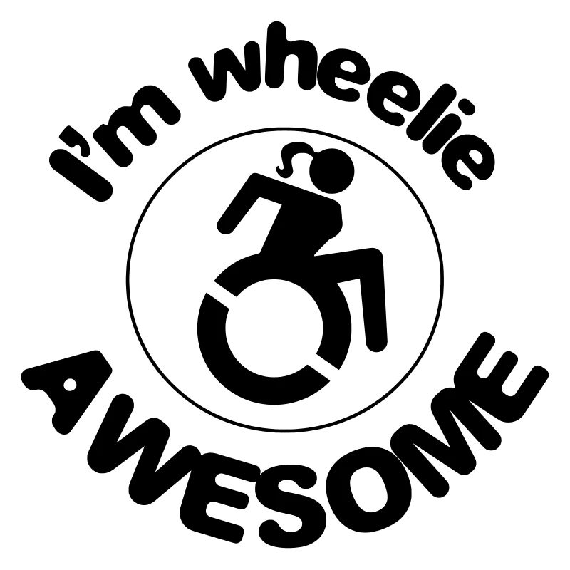 This wheelchair user is wheelie awesome #