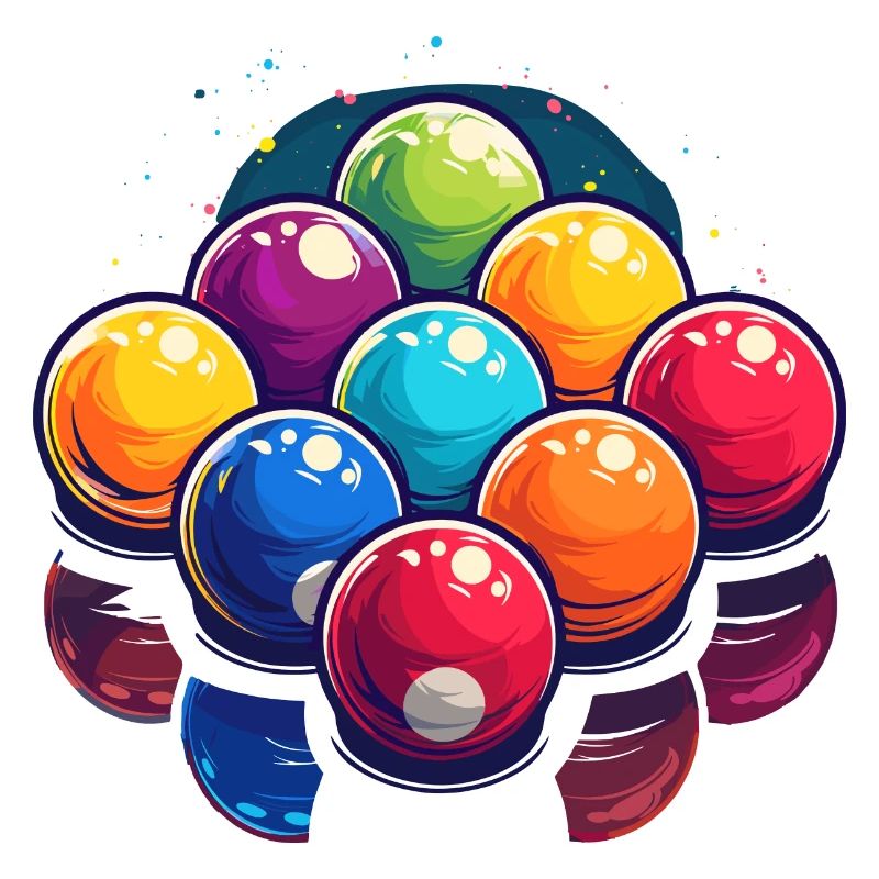 Boules de billard Graphique