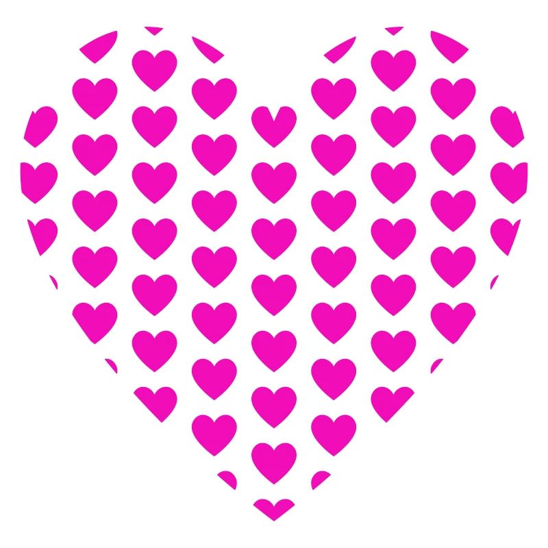 Heart Hearts Patch Pattern