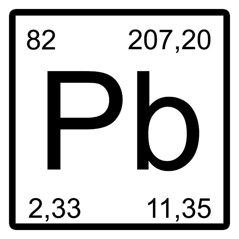 Symbole Pb Signe de Période