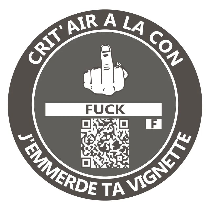 Stupid Crit'air sticker