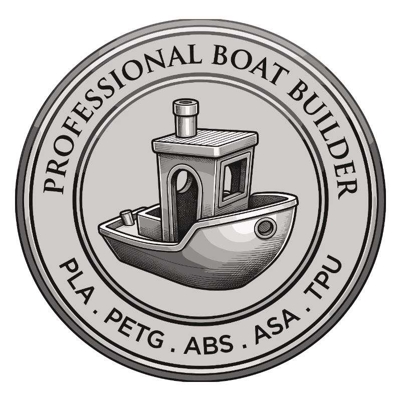 Professional Boat Builder – 3D Printing Emblem