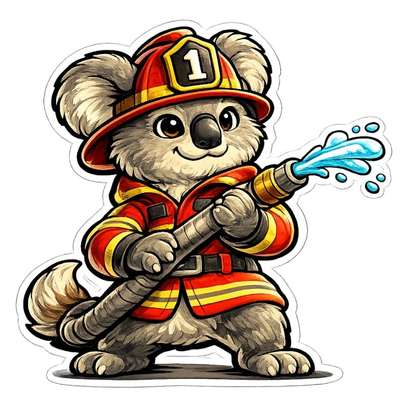 Fire Brigade Koala Water Jet