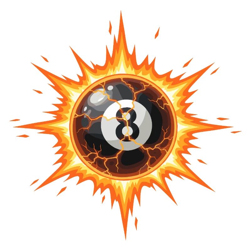 Explosion de Boule de Feu 8-Boules