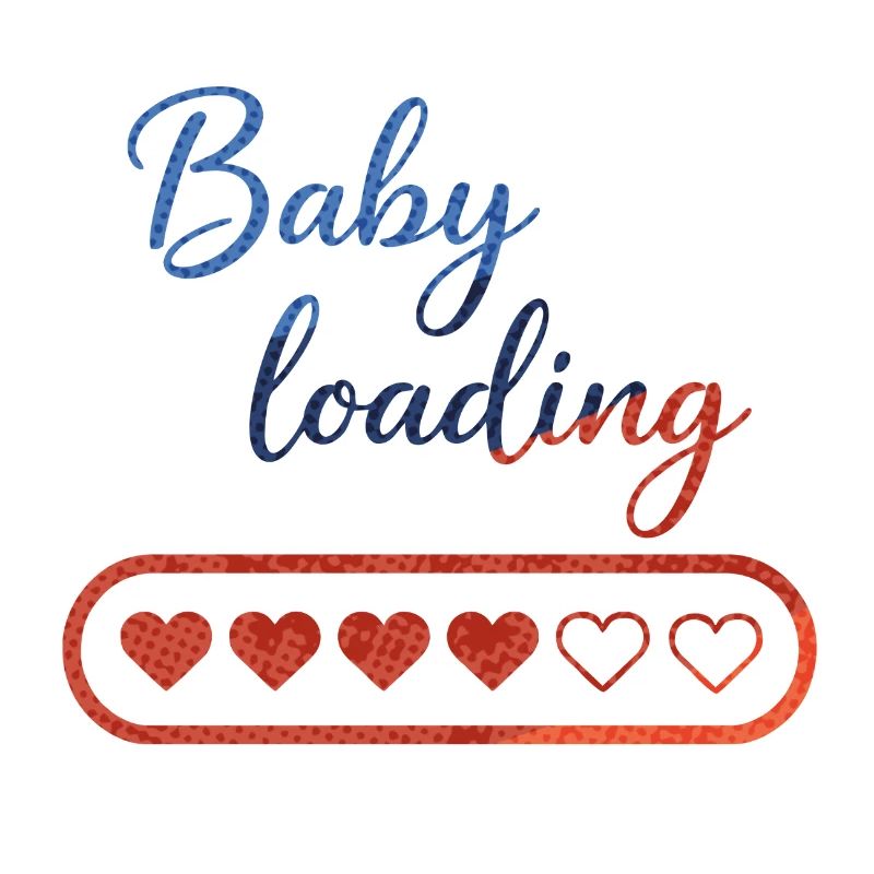 Baby Loading: Herz-Countdown
