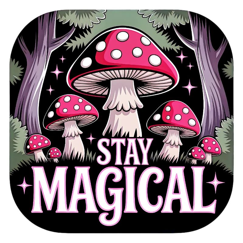 Restez magique dans la forêt de champignons