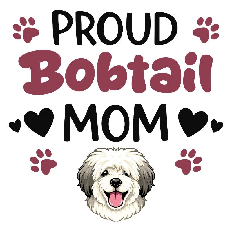  Stolze Bobtail Mutter, Alter Englischer