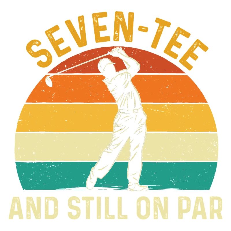 Sieben Abschlag immer noch auf Par 70. Golf-Geburtstag