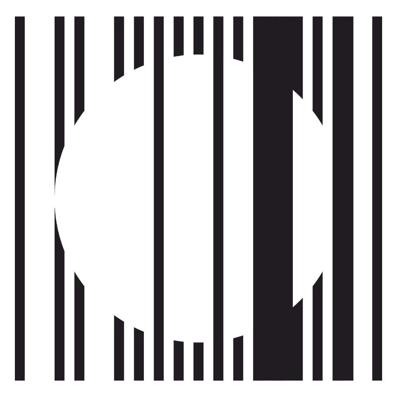 Barred Circle Minimalism