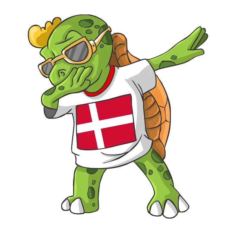 Dänemark Dabbing Schildkröte