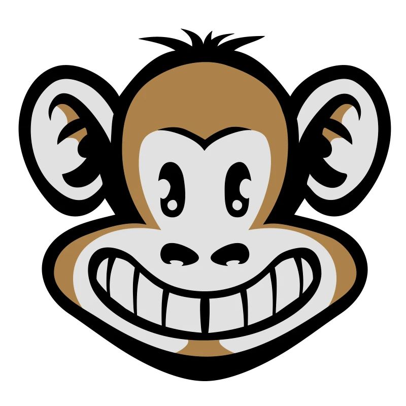 Cartoon monkey flex