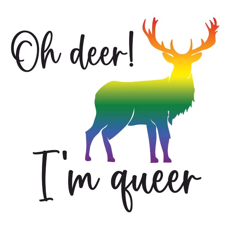 Pride Month LGBTQ - Oh Hirsch, ich bin queer!