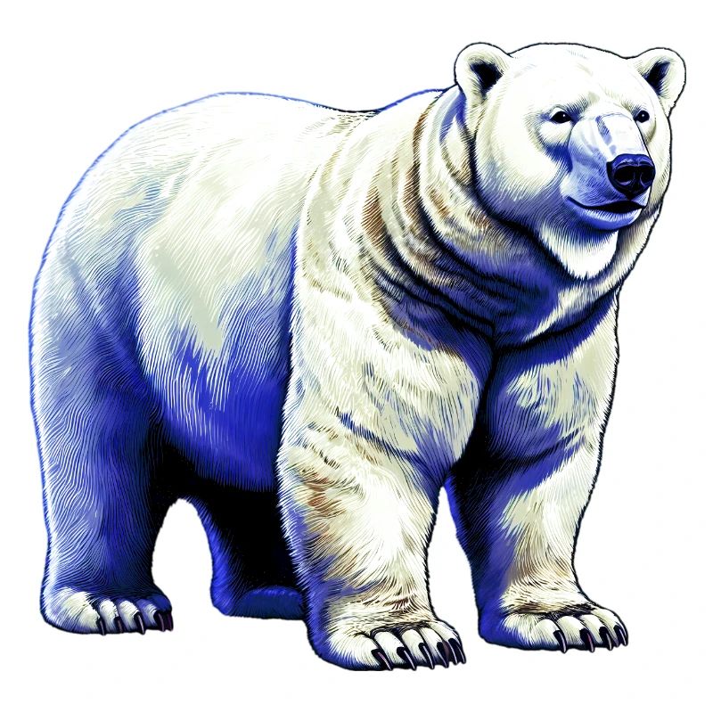 Weißer Eisbär