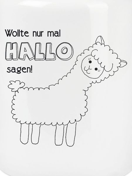 Kleiner Alpaka-Gruß