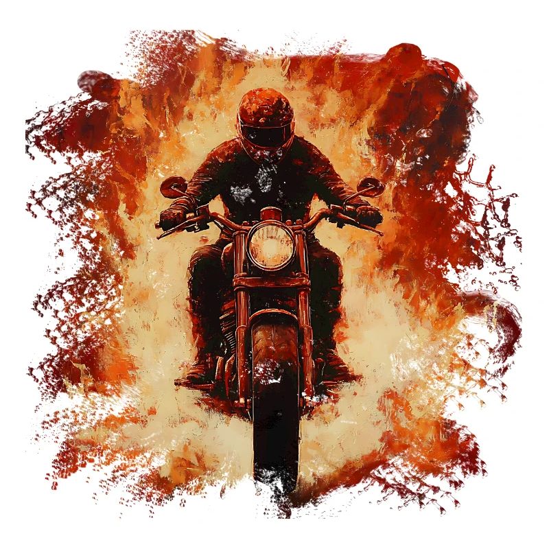Flame Storm Motorcyclists