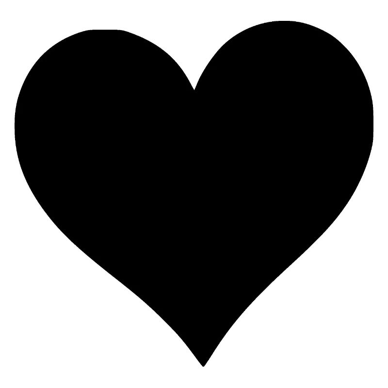 Black Heart Valentinstagsgeschenk