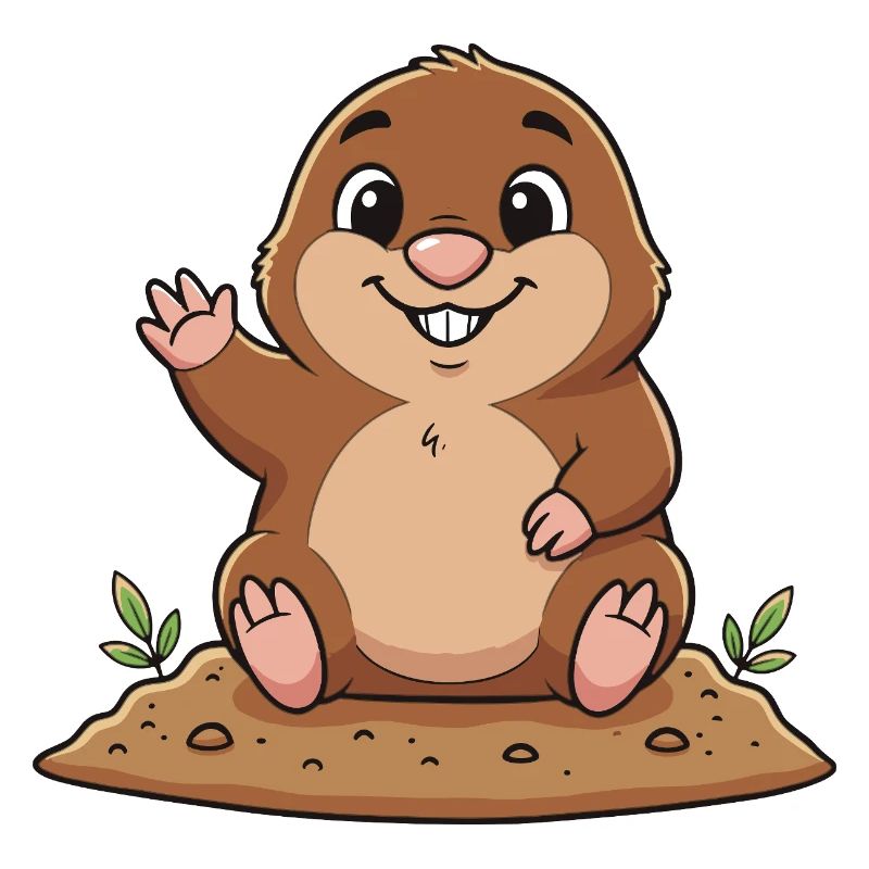 Cheerful Mole