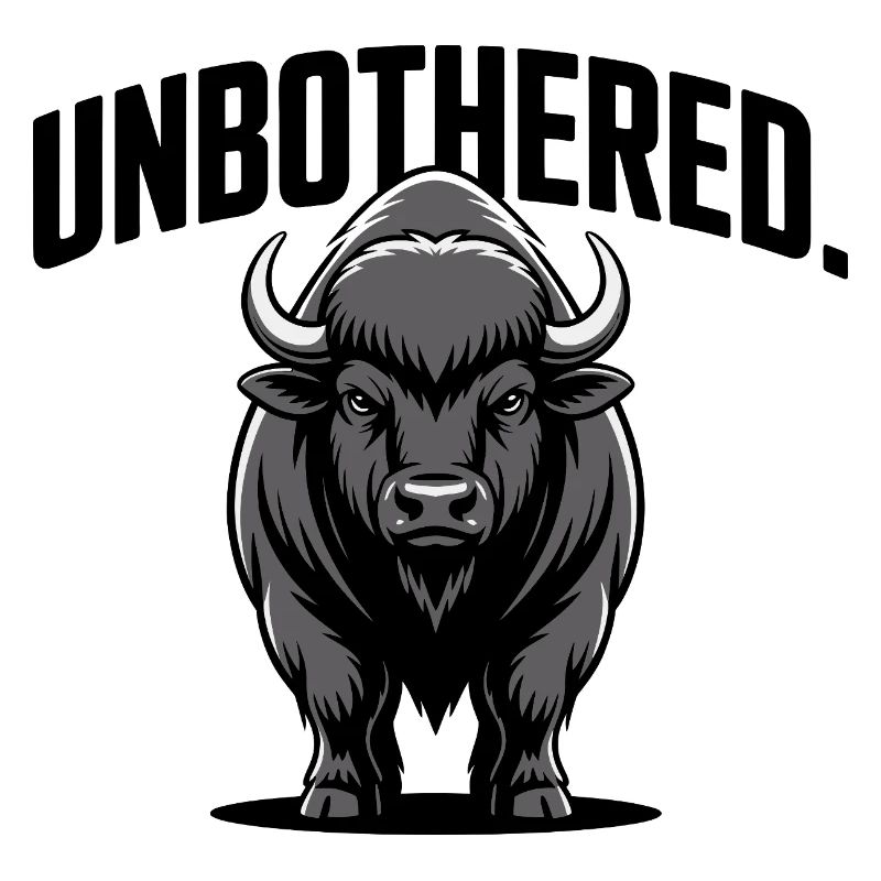 Emblème du taureau indifférent