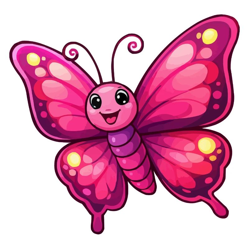 Cuddly Pink Butterfly