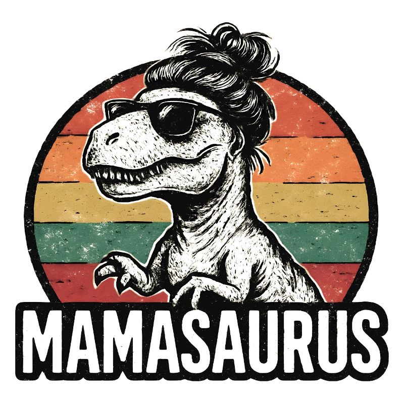 Mamasaurus Mama Mutter Geschenkidee Humor Lustig