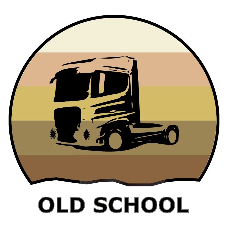 Old school truck driver