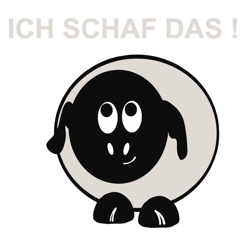 Ich schaff das Schaf Motiv