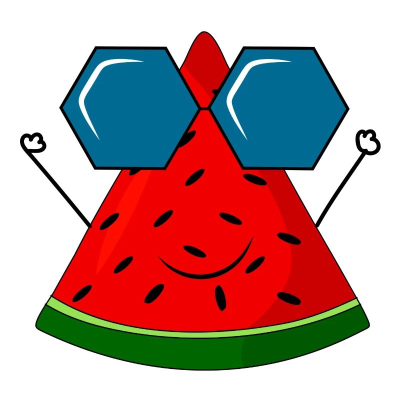 summer, watermelon, sun