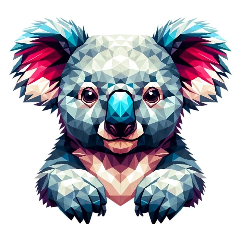 Polygonaler Koala