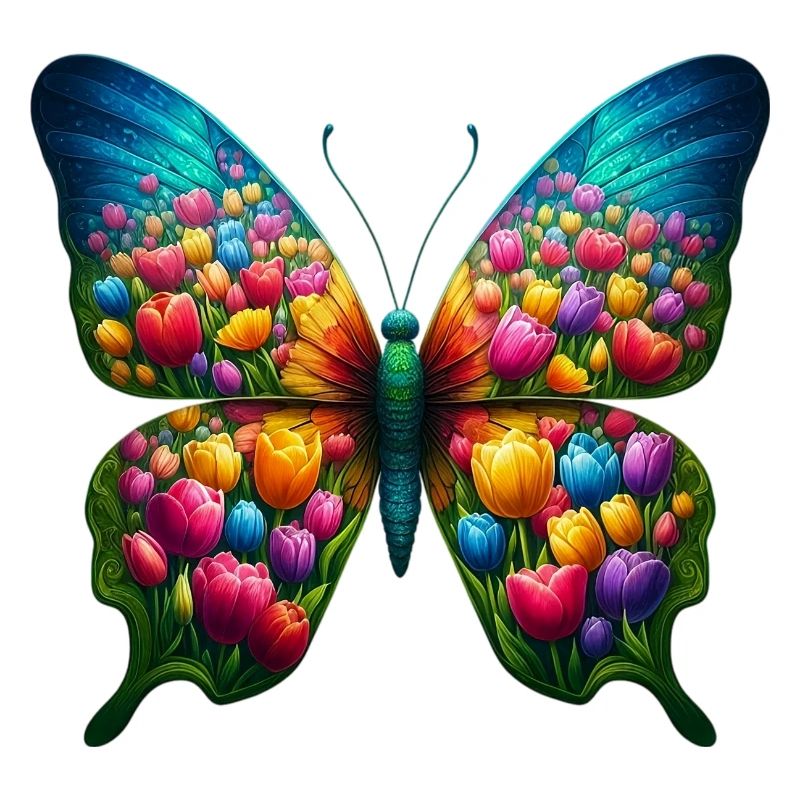 Tulipe papillon tulipe Hollande