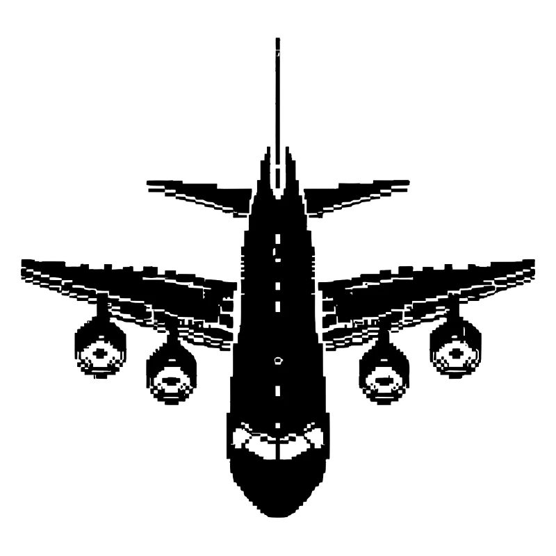 Airplane Pixel Graphics